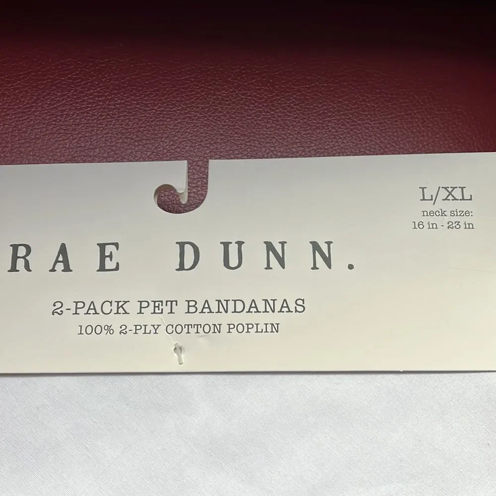 NWT Rae Dunn pet bandanas